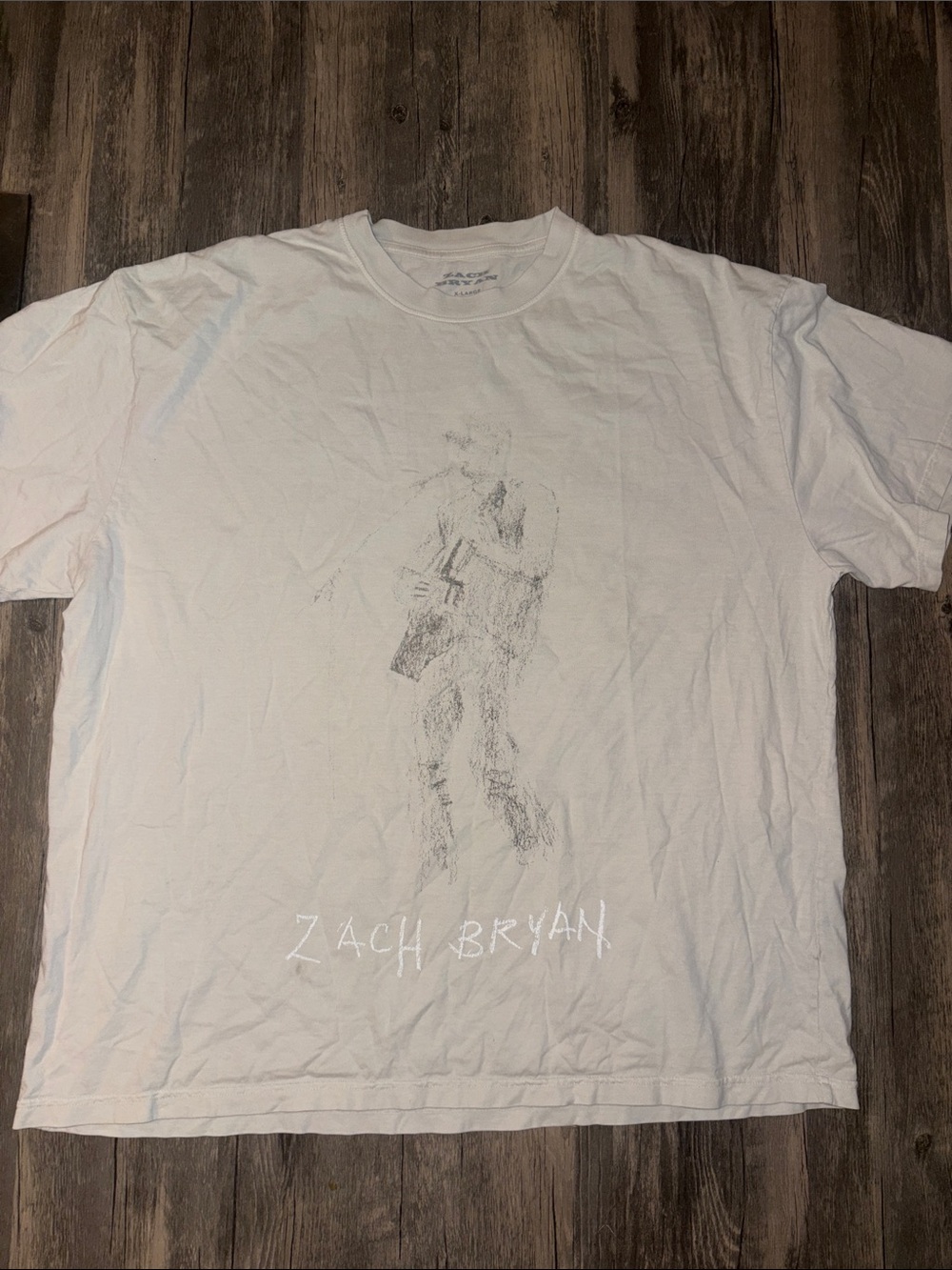 Cowboy" T-shirt from country artist Zach Bryan's 2023 merch - XL
rare